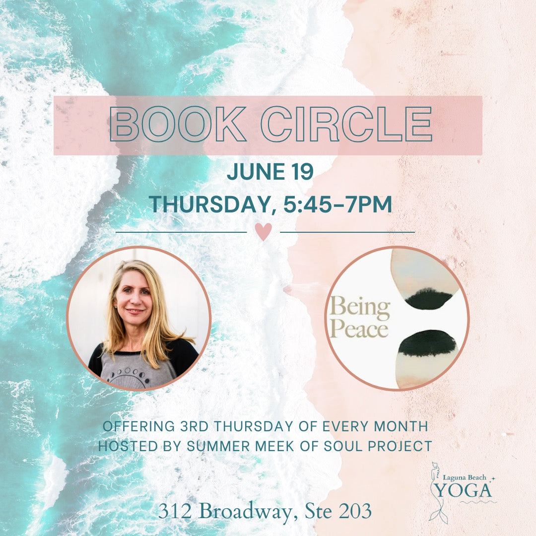 Third Thursday Book Circle-Laguna Beach Yoga June-19th